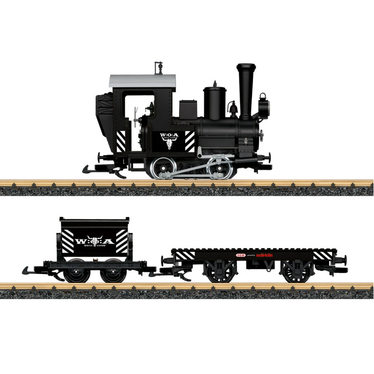 Coffret de démarrage Wacken Open Air W:O:A locomotive tombereau wagon blocs - LGB 70505 - G 1/22.5