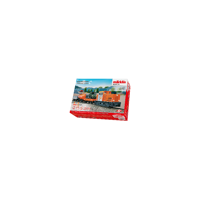 Coffret de départ Service Communal Henschel DHG 300 B Märklin 29296 HO 1/87