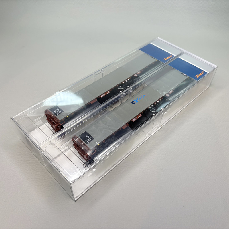 Coffret 2 wagons à bâche coulissante type Rils-y ČD Cargo, Ep. VI - ROCO 6600159 - HO 1/87