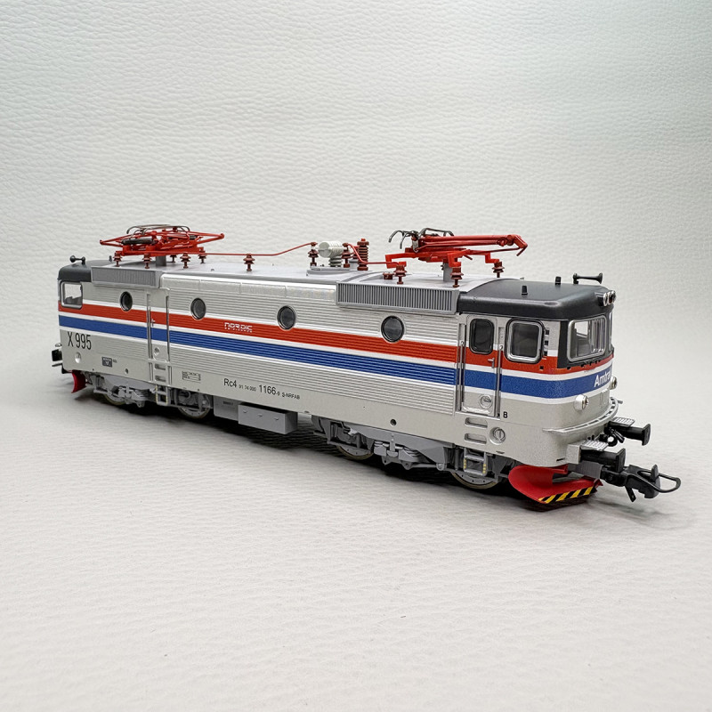 Locomotive électrique Rc 4 1166 ex-Amtrak X995 NRFAB Nordic Re-Finance, Ep. VI - ROCO 7510210 - HO 1/87