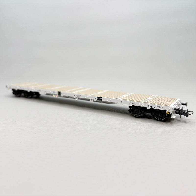 Wagon à ridelles 4 essieux type Rns VTG RCW Rail Cargo Wagon, Ep. VI - ROCO 6600272 - HO 1/87