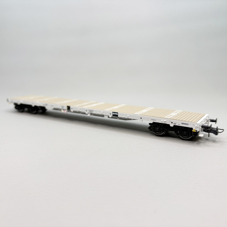 Wagon à ridelles 4 essieux type Rns VTG RCW Rail Cargo Wagon, Ep. VI - ROCO 6600272 - HO 1/87