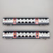 Coffret 2 voitures 2 étages 1re classe type A IC 2000 CFF SBB, Ep. V-VI - ROCO 6200215 - HO 1/87