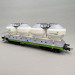 Coffret 2 wagons-silos type Uacs Českomoravský cement ČD, Ep. V - ROCO 6600237 - HO 1/87