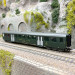 Voiture voyageurs 2e classe acier léger vert sapin CFF SBB, Ep. IV - MÄRKLIN 43373 - HO 1/87