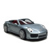 Porsche 911 Turbo, cabriolet, argent - HERPA 038928-003 - HO 1/87