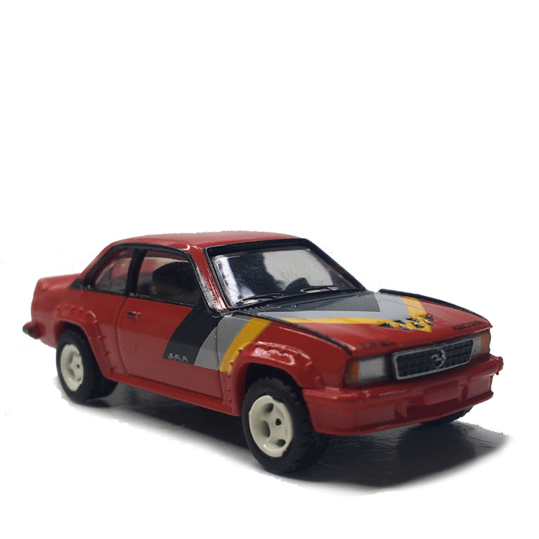 Opel Ascona B 400, rouge, gris, jaune, 1980 - BREKINA 20771 - HO 1/87