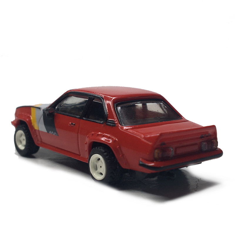 Opel Ascona B 400, rouge, gris, jaune, 1980 - BREKINA 20771 - HO 1/87