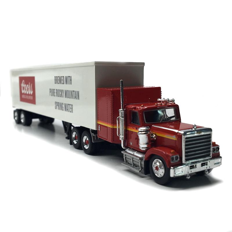 Chevrolet Bison, semi-remorque tôlé, Coors Beer, 1980 - BREKINA 85786 - HO 1/87