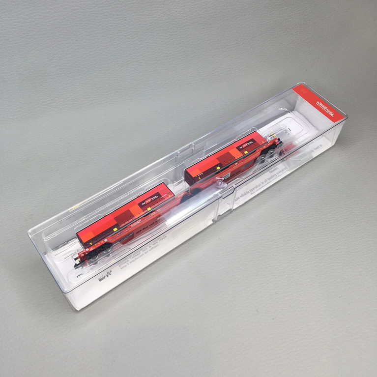 Wagon articulé double poche T3000e, caisses mobiles Rail Cargo Group, ÖBB/RCW, Ep. VI - FLEISCHMANN 6660133 - N 1/160