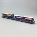 Wagon articulé double poche Sdggmrs 738 T3000e semi-remorque caisses Transco HUPAC, Ep. VI - FLEISCHMANN 6660151 - N 1/160