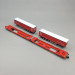 Wagon articulé double poche Sdggmrs 738 T3000e semi-remorques DB Cargo DB AG, Ep. VI - FLEISCHMANN 6660103 - N 1/160