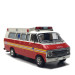 Dodge B 200, Ambulance, FDNY, 1975 - BREKINA 18301 - HO 1/87