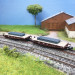 Coffret 2 wagons plats charges lourdes type S brames ÖBB, Ep. IV - FLEISCHMANN 6660135 - N 1/160