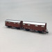 Coffret 2 wagons Gs couverts marron feux rouges arrière FS, Ep. IV - ARNOLD HN6715 - N 1/160