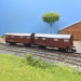 Coffret 2 wagons Gs couverts marron feux rouges arrière FS, Ep. IV - ARNOLD HN6715 - N 1/160