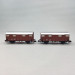 Coffret 2 wagons Gs couverts marron feux rouges arrière FS, Ep. IV - ARNOLD HN6715 - N 1/160