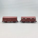 Coffret 2 wagons Gs couverts marron feux rouges arrière RENFE, Ep. IV - ARNOLD HN6718 - N 1/160