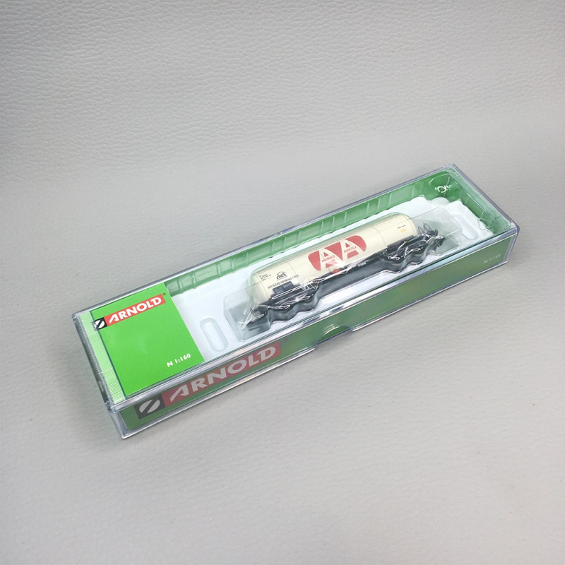 Wagon-citerne gaz PRR Amoniaco Anhidro blanc RENFE, Ep. IV-V - ARNOLD HN6722 - N 1/160