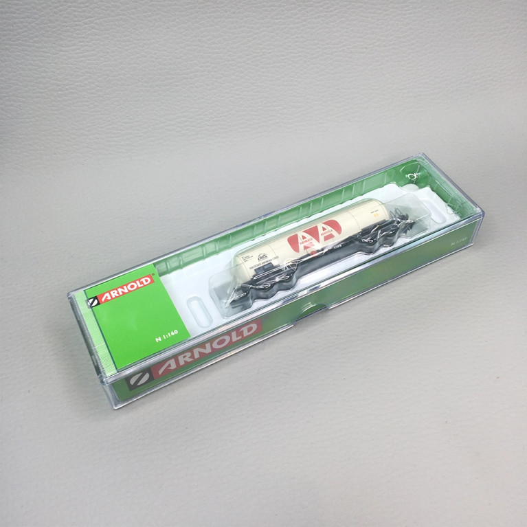 Wagon-citerne gaz PRR Amoniaco Anhidro blanc RENFE, Ep. IV-V - ARNOLD HN6722 - N 1/160