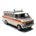 Dodge B 200, Ambulance, Rode Kruis NL, 1975 - BREKINA 18303 - HO 1/87