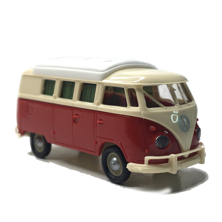 VW T1b camper, beige, rouge, 1960 - BREKINA 31636 - HO 1/87