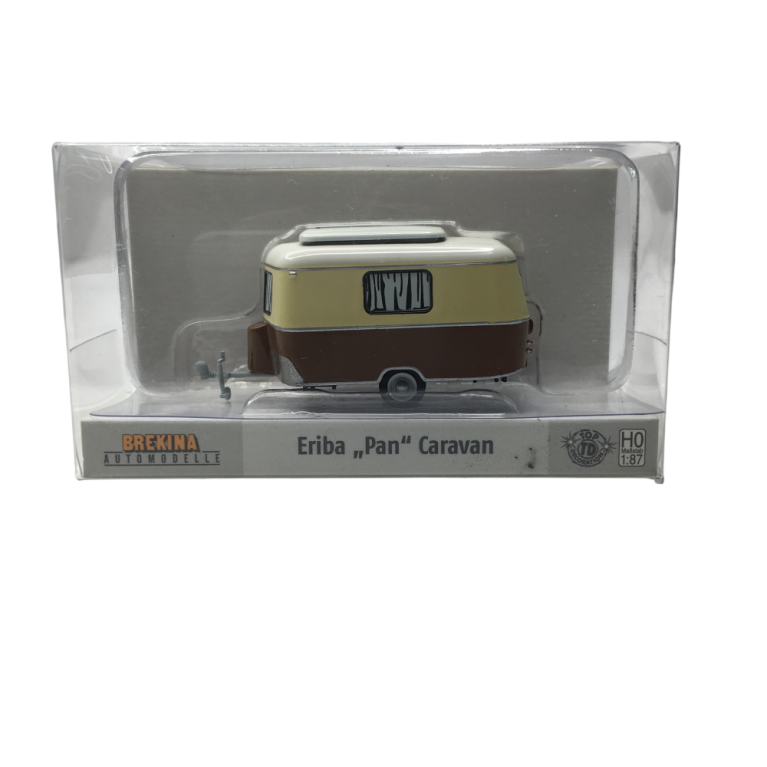 Caravane Eriba, beige, roulante - SAI 2692F- HO 1/87