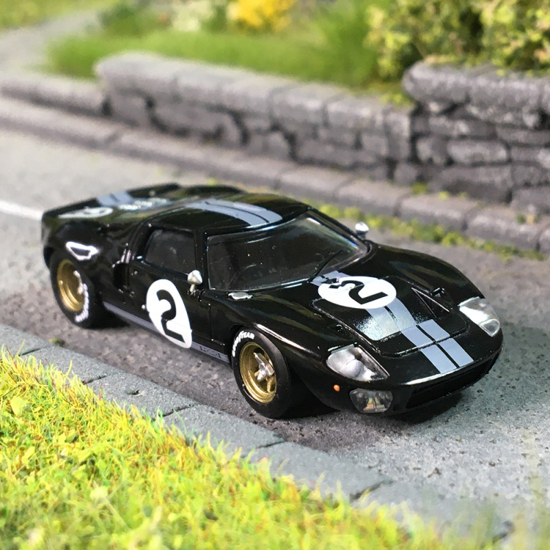 Coffret de 3 Ford GT40, arrivées aux 3 premières places, Le Mans 1966, exclusif - SAI 5515 - HO 1/87