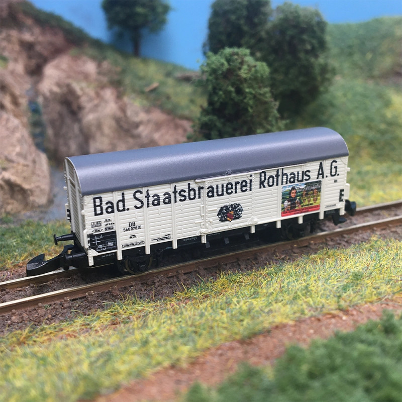 Wagon couvert GL 11 Tannenzäpfle 70 ans Rothaus DB, Ep. III - MÄRKLIN 82260 - Z 1/220