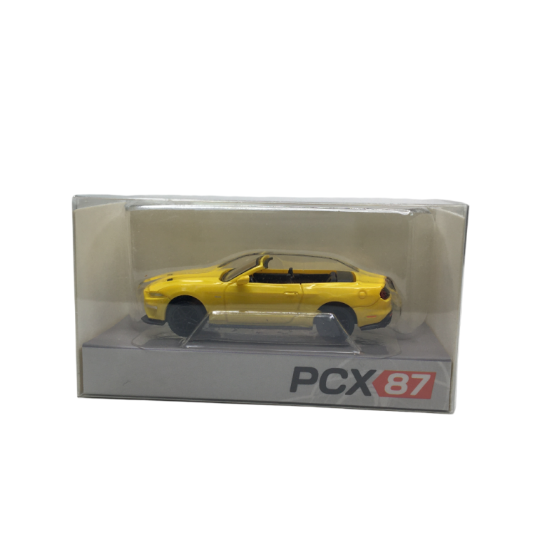 Ford Mustang VI, cabriolet, jaune, 2020 - PCX 870566 - HO 1/87