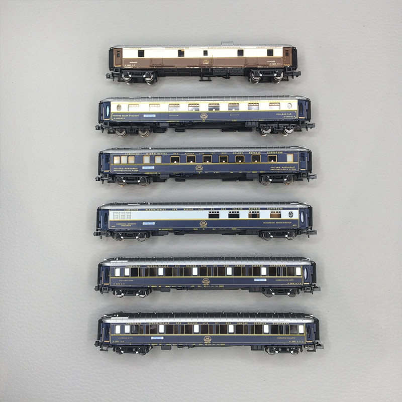 Coffret 6 voitures CIWL 50 ans Nostalgie Istanbul Orient Express 1976 Intraflug, Ep. IV - ARNOLD HN4522 - N 1/160