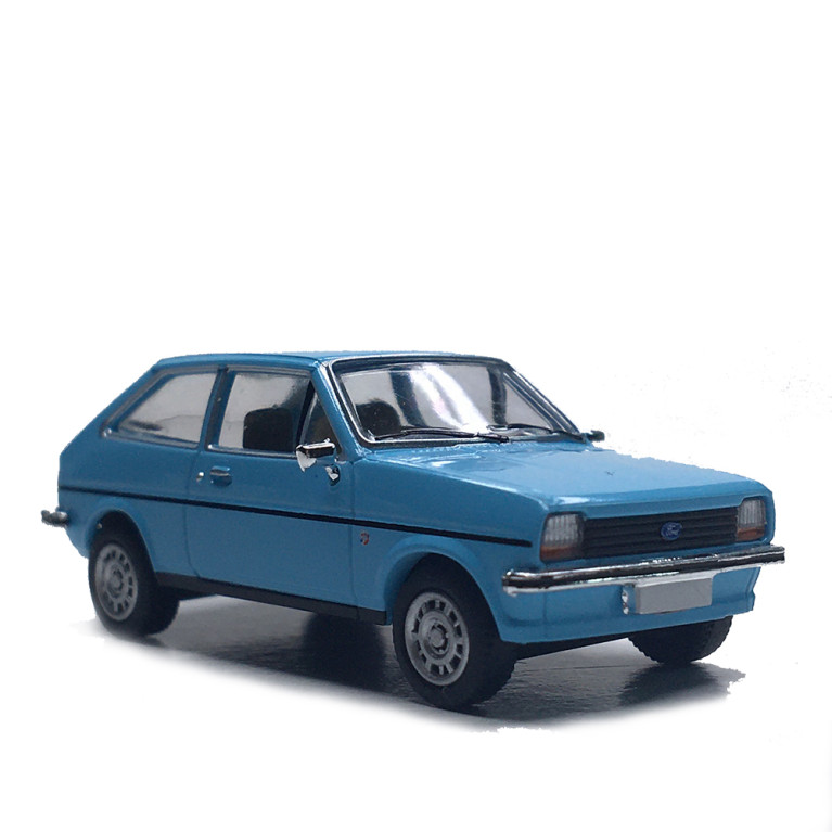 Ford Fiesta MK I, bleu, 1976 - PCX 870768 - HO 1/87