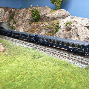 Coffret 3 voitures CIWL Sud-Express 2/2 VPC Étoile du Nord WL Ep. III-IV - ARNOLD HN4487 - N 1/160