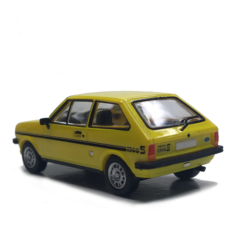 Ford Fiesta MK I, jaune, 1976 - PCX 870769 - HO 1/87