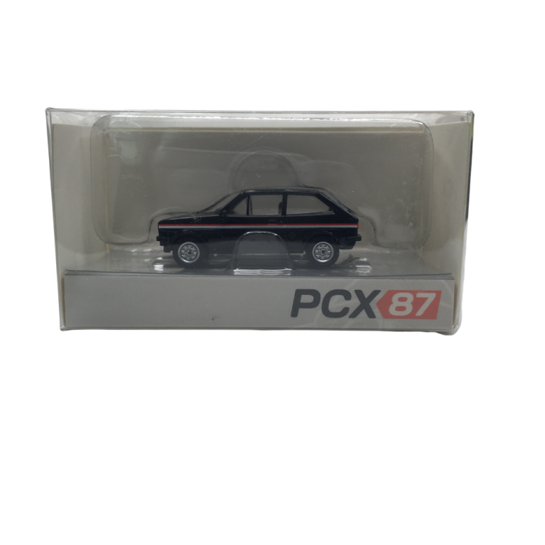 Ford Fiesta MK I, noir, 1976 - PCX 870770 - HO 1/87