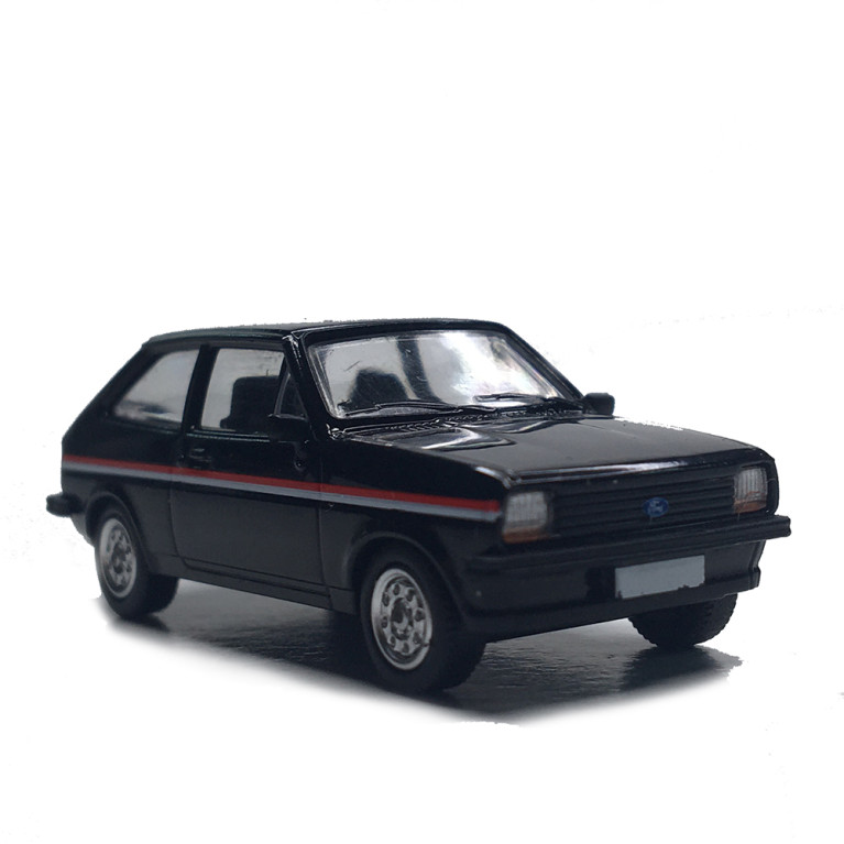 Ford Fiesta MK I, noir, 1976 - PCX 870770 - HO 1/87