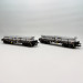Coffret 2 wagons plats Rmms 4 essieux blocs aluminium DB, Ep. IV - RIVAROSSI HR6701 - HO 1/87