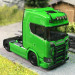 Scania CS 20, à toit surélevé, porteur, avec barre lumineuse et pare chocs renforcé, vert - HERPA 310116-006 - HO 1/87