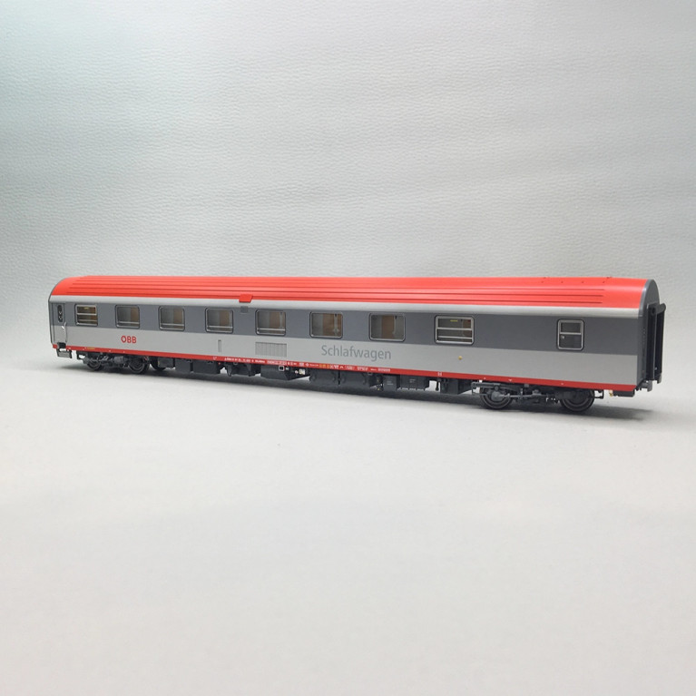 Voiture-lits AB32s WLABmz bi-gris toit rouge ÖBB 459-0, Ep. VI - LS MODELS 47085 - HO 1/87