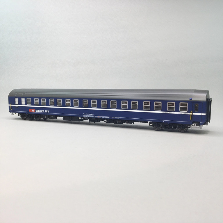 Voiture-lits T2S WLAm bleue toit gris CFF SBB, Ep. IV-V - LS MODELS 47253 - HO 1/87