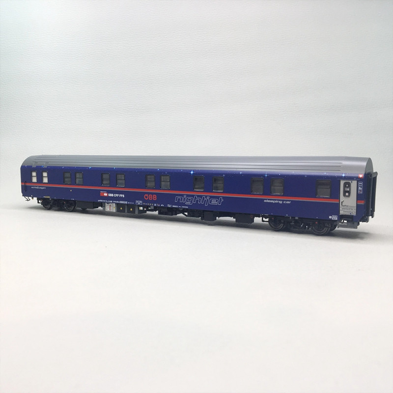 Voiture-lits Wlab32s WLABmz Nightjet ÖBB 456-0, Ep. VI - LS MODELS 49000-1 - HO 1/87