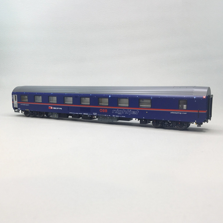 Voiture-lits Wlab32s WLABmz Nightjet ÖBB 456-0, Ep. VI - LS MODELS 49000-1 - HO 1/87