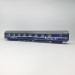 Voiture-lits T2s WLAm N°61 85 75-70 452-2, bleue toit gris, CFF, Ep.IV-V