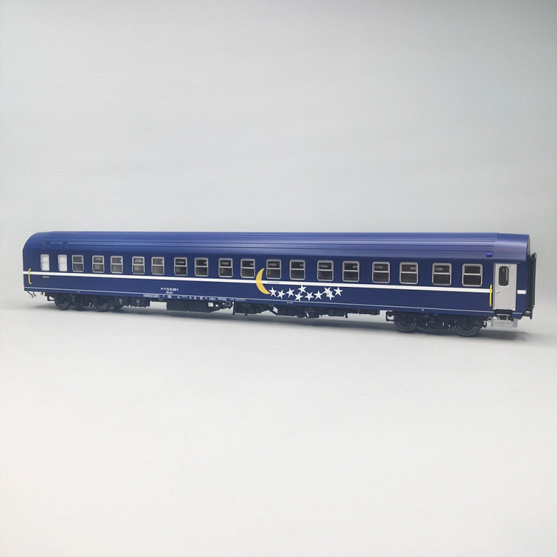 Voiture-lits WLAm T2S bleue Lune et Étoiles ÖBB 450-2, Ep. V - LS MODELS 47072 - HO 1/87