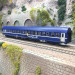 Voiture-lits WLAm T2S bleue Lune et Étoiles ÖBB 450-2, Ep. V - LS MODELS 47072 - HO 1/87