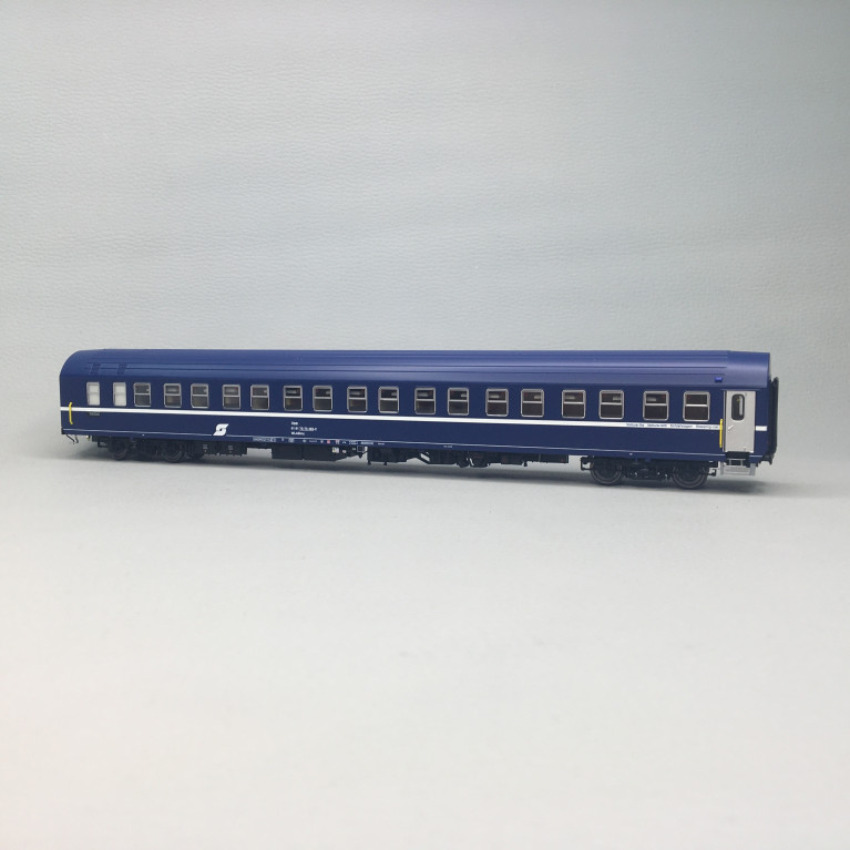 Voiture-lits WLABmz T2S bleue logo ÖBB 463-2, Ep. IV-V - LS MODELS 47070 - HO 1/87