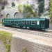 Voiture I2 A8 verte toit vert, SNCB, Ep. IVa - LS MODELS 42113 - HO 1/87