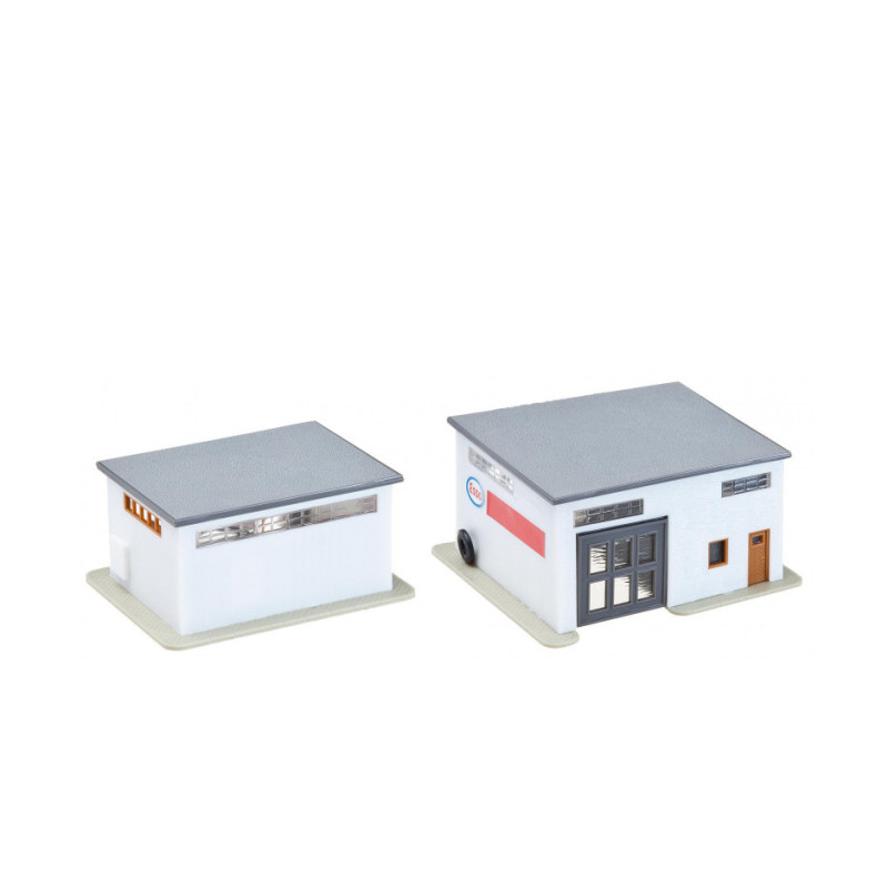 Station-service avec lavage auto - Faller 191843 - HO 1/87