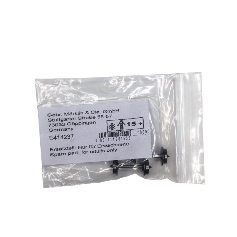 Paire d'essieux, 2 Rails, DC - MARKLIN E414237 - HO 1/87