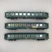 Coffret 3 voitures I2 B8 + A4R Buffet verte toit vert, SNCB, Ep. IVab - LS MODELS 42111 - HO 1/87